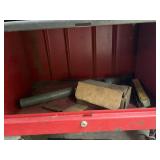 Craftsman Red Tool Chest with Assortment of Hand Tools