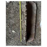 Antique Iron Wall Mounted Shelf with Ornate Design