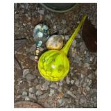 Collection of Rustic Garden Decor with Horseshoes and Stars