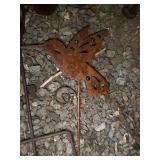 Collection of Rustic Garden Decor with Horseshoes and Stars