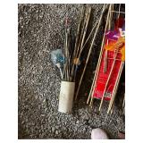 Eclectic Collection of Garden Accents and Decorative Stakes