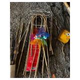 Eclectic Collection of Garden Accents and Decorative Stakes