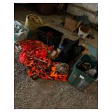 Hunting Gear Set with Riflescopes, Camouflage Hat, Arcticwear Jacket, and Accessories