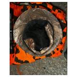 Hunting Gear Set with Riflescopes, Camouflage Hat, Arcticwear Jacket, and Accessories