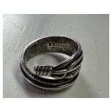 Sterling Silver Wrapped Artisan Ring