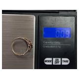 10k Gold Rose Ring with Floral Design