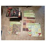 Assorted Books and Designer Paper Set
