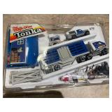 Vintage Tonka Truck Set, Clown Puppet & Snoopy Figurine