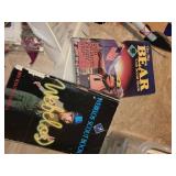 Collection of Boy Scouts Memorabilia with Feathers and Books