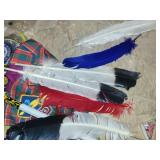 Collection of Boy Scouts Memorabilia with Feathers and Books