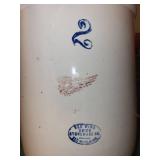 Vintage Red Wing 2 Gallon Stoneware Crock