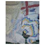 Collection of Baby Clothing and Handmade Blankets