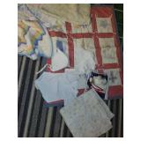 Collection of Baby Clothing and Handmade Blankets