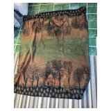 Collection of 5 Vintage-Style Woven and Printed Blankets