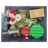 Large Collection of Holiday Wreaths, Pinecones, and Decor Items