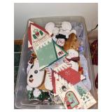 Large Collection of Holiday Wreaths, Pinecones, and Decor Items