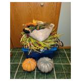 Assorted Fall Themed Decorations and Textiles