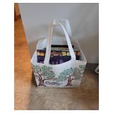 Collection of Gardening, Country, and Travel Books with Tote