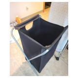 Ironing Board with Iron, Hamper, and Mesh Laundry Bag