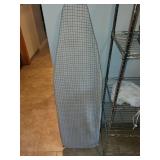 Ironing Board with Iron, Hamper, and Mesh Laundry Bag