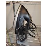 Ironing Board with Iron, Hamper, and Mesh Laundry Bag