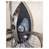 Ironing Board with Iron, Hamper, and Mesh Laundry Bag