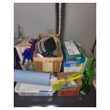 Assorted Cleaning Supplies, Pads, Heat Mat & Storage Bags