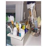 Assorted Cleaning Supplies, Pads, Heat Mat & Storage Bags