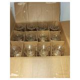 Vintage Diamond Point Salad Bowl Set with 12 Cups and Servers