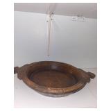 Collection of Decorative Bowls: Metal, Ceramic, and Wooden
