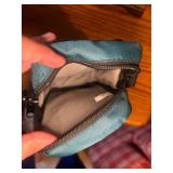 Assorted Items: Meditation Book, Mini Tripod, TEK Pouch, and Decorative Boxes