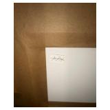 Framed Inspirational Quote Art with White Rustic Frame