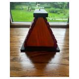 Set of 2 Decorative Wooden Birdhouses in Unique Designs