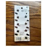 Assorted Compact Umbrellas and Beauty Accessories with Wicker Basket