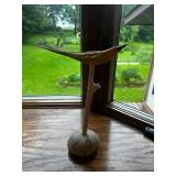 Decorative Rustic Basket with Assorted Home Decor Items