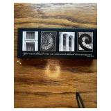 Decorative Wall Accent, Plaque with Inspirational Quote, and Vintage Magazine Tin