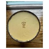 Vintage Floral Tin Pitcher and Assorted Ceramic Bowls Set