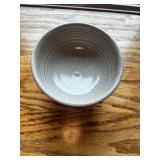 Vintage Floral Tin Pitcher and Assorted Ceramic Bowls Set