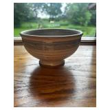 Vintage Floral Tin Pitcher and Assorted Ceramic Bowls Set