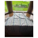 Mixed Household Items Set with Apron, Coasters, Neck Wrap, and Decor Basket