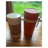 Vintage Set of 2 Thermos Containers: Aladdin and Thermos Brand
