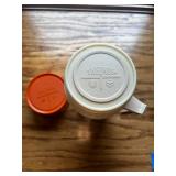 Vintage Set of 2 Thermos Containers: Aladdin and Thermos Brand