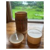 Vintage Set of 2 Thermos Containers: Aladdin and Thermos Brand