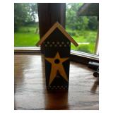 Collection of Decorative Home Accents: Metal Roosters, Mail Holder, and More