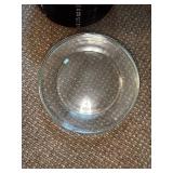 Set of 11 Vintage Ruby Red and Clear Glass Plates