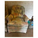 Pair of Mid-Century Modern Upholstered Armchairs