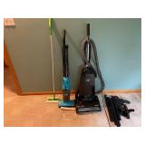 Set of Cleaning Equipment: Riccar Vacuum, Swiffer Mop and Attachments