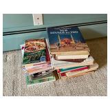 Collection of Vintage Cookbooks and Recipe Books