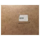 Set of 2 Framed Floral Art Prints with Rustic Wood Frames