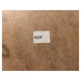 Set of 2 Framed Floral Art Prints with Rustic Wood Frames